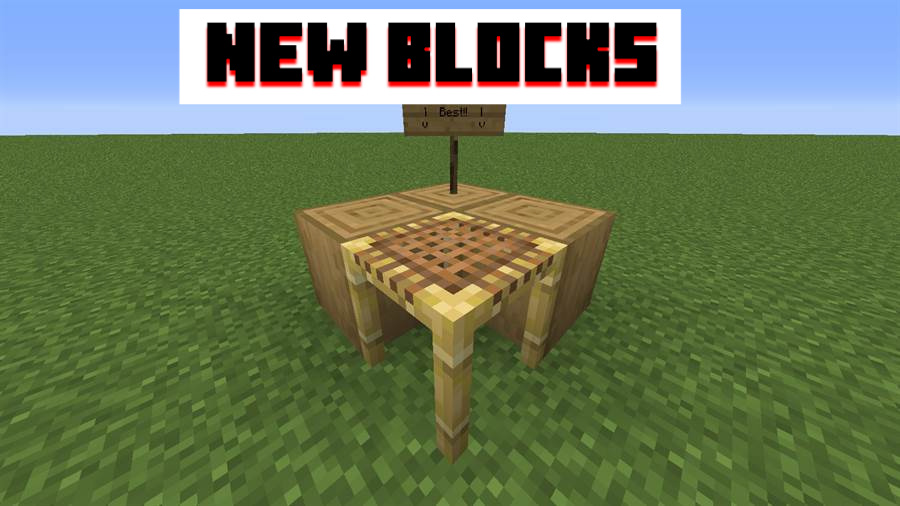 New Blocks MCPE 1.8.0