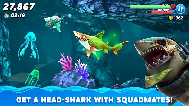 Hungry Shark World mod android