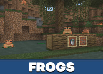 Frogs in Minecraft PE 1.18