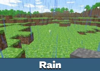 Rain in Minecraft PE 0.12