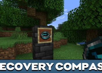 Recovery Compass in Minecraft PE 1.19
